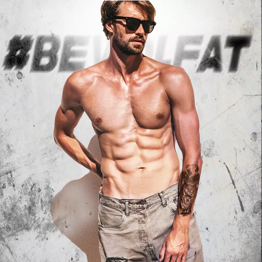 Wolfy Big Bang tatuaje temporal